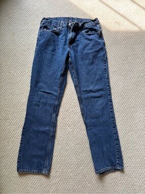 Old Navy Dark Blue Straight Jeans